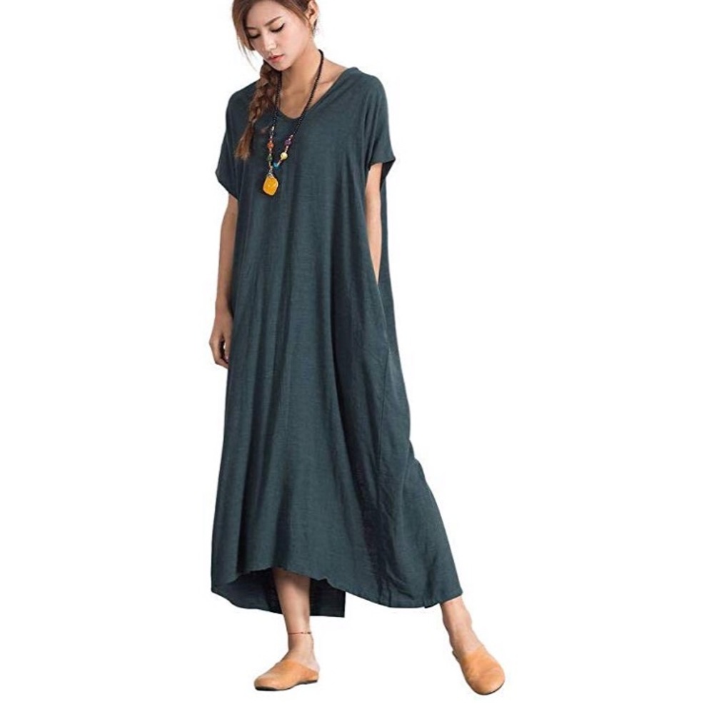 Oversized Linen Dress